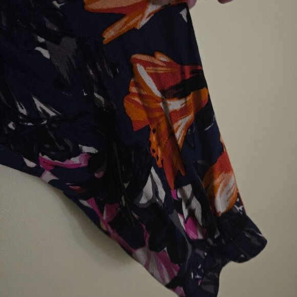 Anthropologie Maeve Caravane Tunic Dress Drop Waist Pockets Size L - Picture 7 of 12